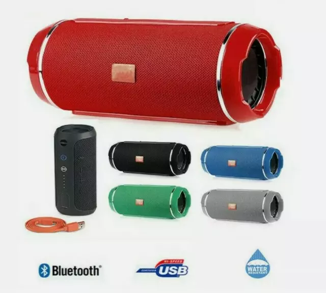 Cassa Bluetooth Portatile Speaker Altoparlante Casse Waterproof Stereo Portatili