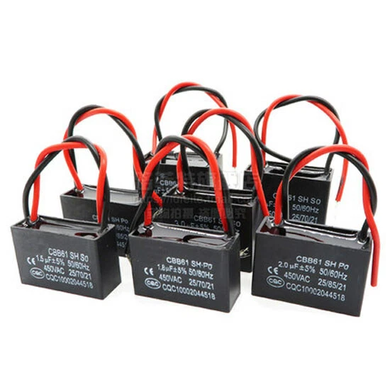 1 PC FAN Starting Capacitor 2UF Ceiling Fan Range Hood Replacement