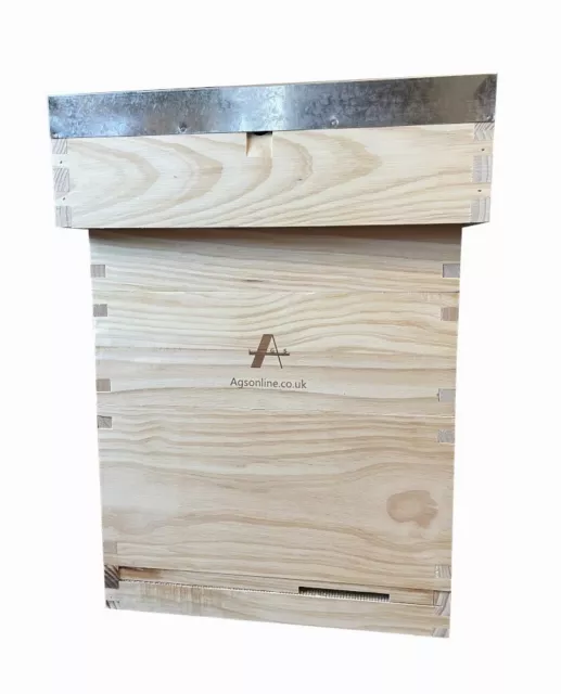 Cedar National bee hive with brood box and two supers beekeeping kit hives