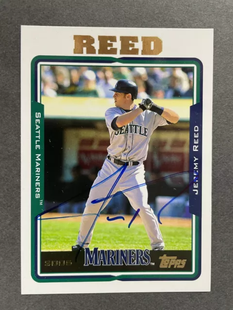 2005 TOPPS SIGNÉ : Jeremy Reed, MARINERS #457 EUR 3,34 - PicClick FR