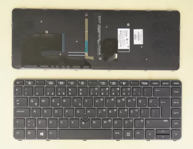 For HP Elitebook 745 G3 745 G4 840r G4 846r G4 keyboard Backlit Black Turkish