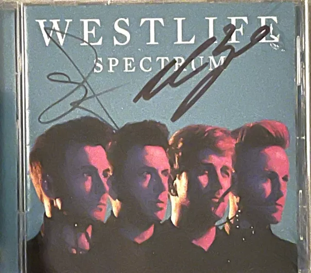 Westlife-Spectrum Signed  Cd Exclusive-Proof Provided-Sealed+Coa