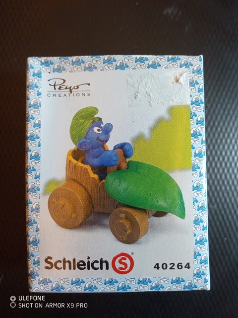 Puffo Superpuffo 2007 Smurf 40264. Vintage. Raro In Scatola Originale Schleich.