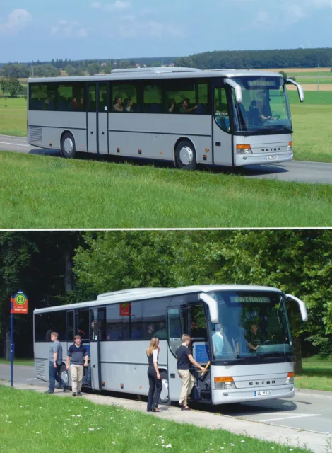 Setra S 316 UL Originales Pressefoto 2002 Überlandlinienbus Foto Bus Omnibus
