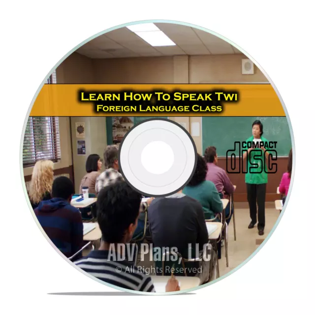 Learn How To Speak Twi, Fluent Foreign Language Training Class, CD E22