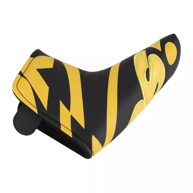 Club Blade Putter Cover Headcover with PU Leather Closure,Yes Printed4514