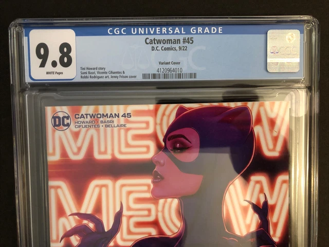 Catwoman #45 9/22 DC Comics CGC Graded 9.8 Jenny Frison Variant Cover 2