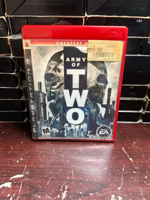 Army of Two (PlayStation 3 PS3) Complete CIB. Cleaned and Tested