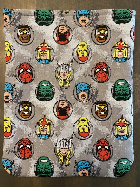 New, handmade book sleeve. Marvel
