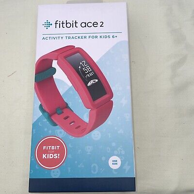Fitbit Ace 2 - Bracelet connecté Rose Et Vert. Montre Connectée Pour Enfants