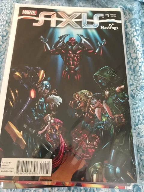 Axis #1 Hastings Variant Avengers and X-Men Marvel Comics NM+