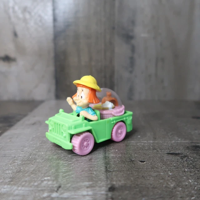1992 Tiny Toons Animaniacs Elmyra in Green Car McDonalds Toy