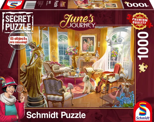 Schmidt spiele 59975 junes journey salon of the orchid property jigsaw