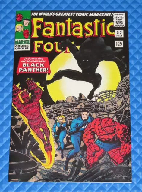 Fantastic Four #52 Facsimile Cover Marvel Reprint Interior 1st Black Panther