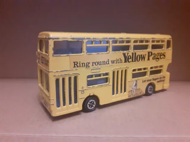 Dinky Toys 295 Atlantean Bus Yellow Pages - Collectable Vintage Toy Restoration