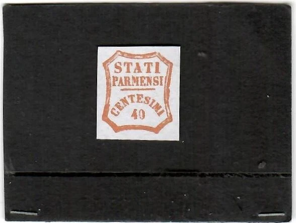 Antichi Stati-Ducato Di Parma-1859-Governo Provvisorio-Ristampa Del 40 C. -Nuovo
