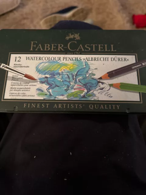 Faber Castell Albrecht Durer Box of 12 Artists'  Water Colour Pencils