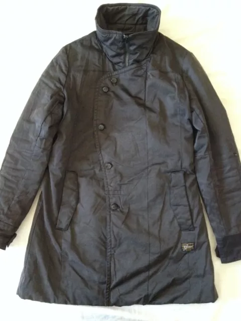 G-Star Raw Minor Trench Coat Women's Black Size Medium Size