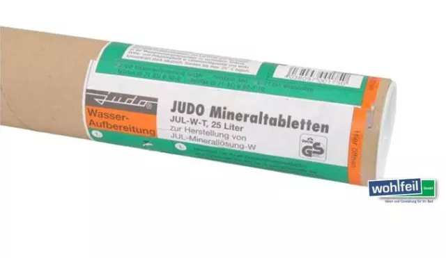 Judo Mineraltabletten JUL-W für Härtegrad 1+2, für 25 Liter - 8600011