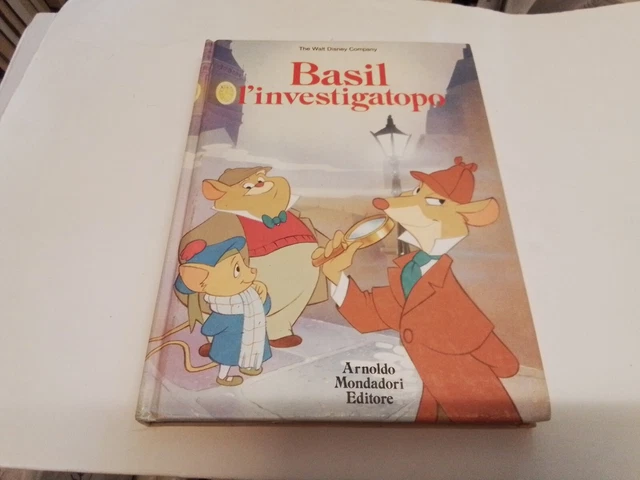 BASIL L'INVESTIGATOPO. WALT DISNEY. MONDADORI. 1a Ed, 1986, 24ag23