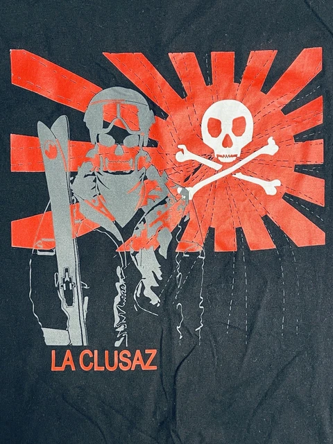 Gazzoil Men's La Cluzaz Skiing Graphic T-Shirt Size XL