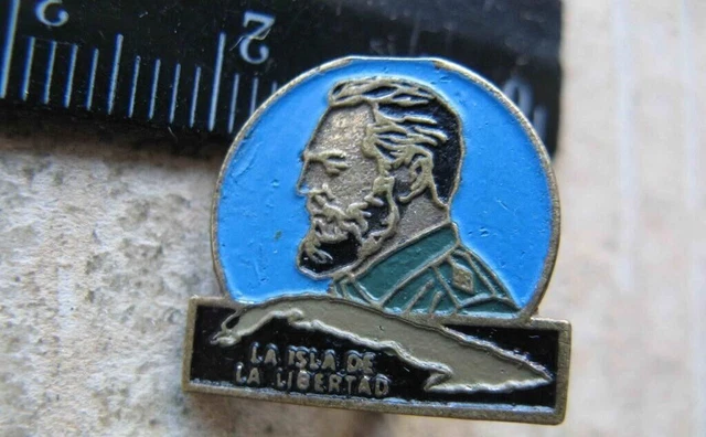 Cuba RIVOLUZIONE COMUNISTA VINTAGE PIN BADGE RARO