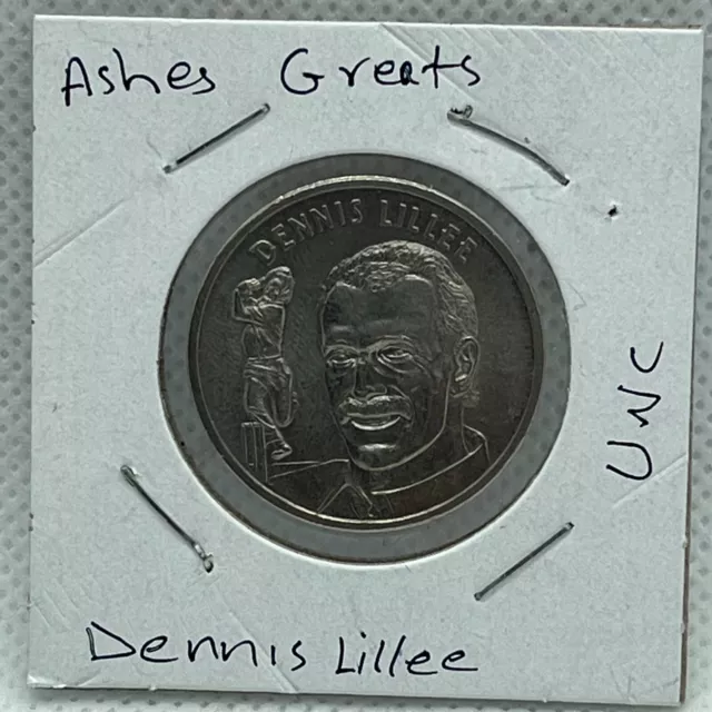 Ashes Greats Dennis Lillee  Medal (AB61106/X554)