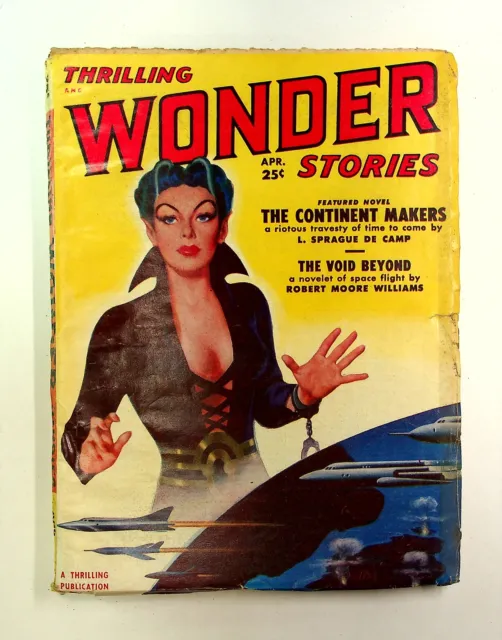 Thrilling Wonder Stories Pulp Apr 1951 Vol. 38 #1 VG+ 4.5