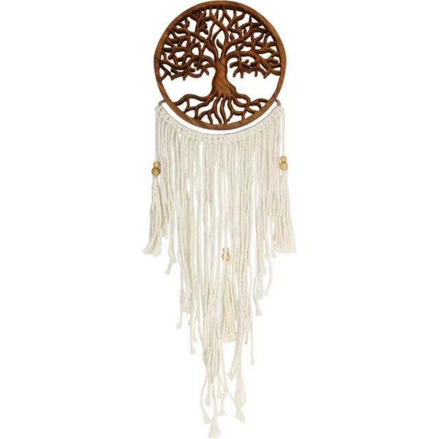 Tree Of Life Macrame Dreamcatcher Boho Style Hanging Tassel Wall Art 60-78cm
