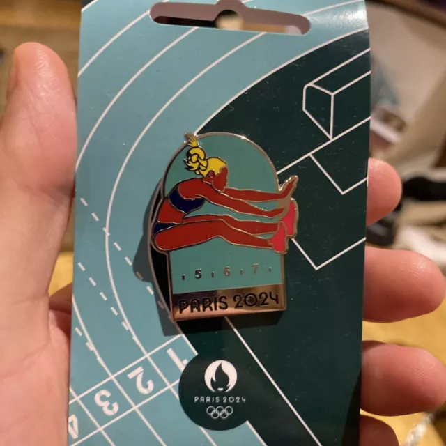 PARIS OLYMPICS 2024 Official LONGJUMP PIN 22.90 PicClick