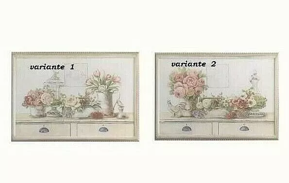 Quadro in resina shabby chic  Blanc Mariclo' 2 varianti