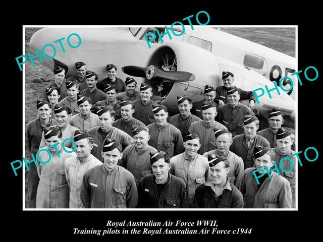 William Raper Raaf OLD HISTORIC PHOTO Of Royal Australian Air Force Wwii Raaf Pilot ...