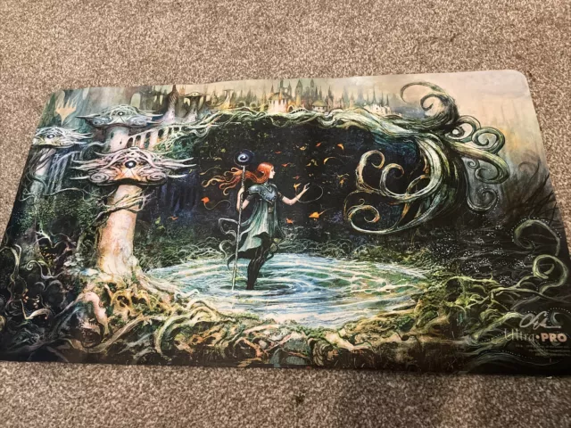 Magic the Gathering MTG  Seb McKinnon - Growth Spiral - Playmat Signature