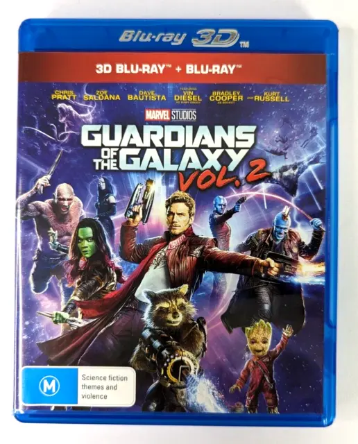 Guardians Of The Galaxy Vol.2 3D  (Blu-Ray) Like New- Region All