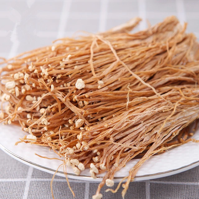 DRIED ENOKITAKE ENOKI Mushroom 50g500g Flammulina Velutipes Jin ZhenGu