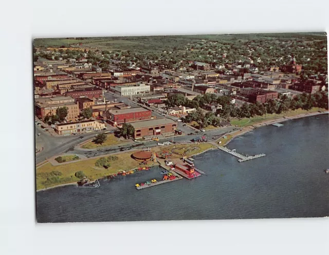 Postcard Aerial View of Bemidji Minnesota USA