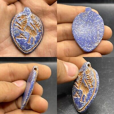 Wonderful Ancient Lapis Lazuli Animal Engraved Intaglio Amulet