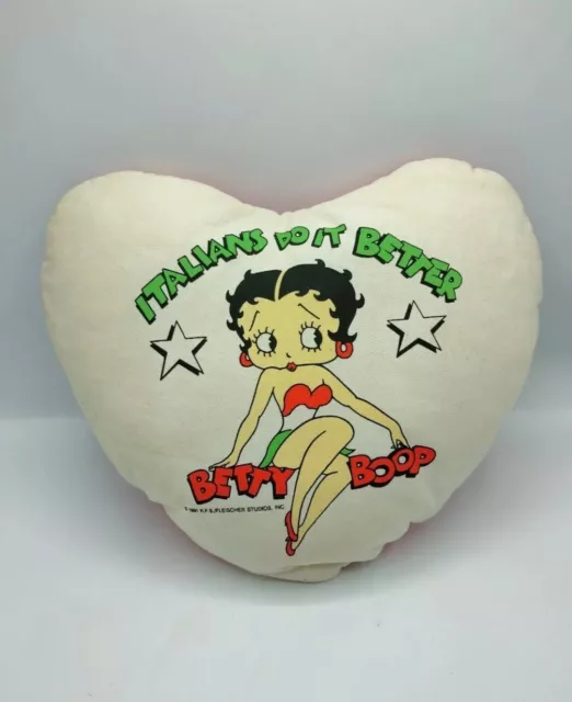 Betty Boop Cuscino A Cuore Vintage