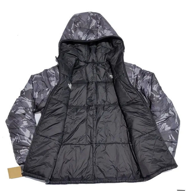 The North Face Khotan giacca tampone reversibile nero grigio mimetico da uomo 3