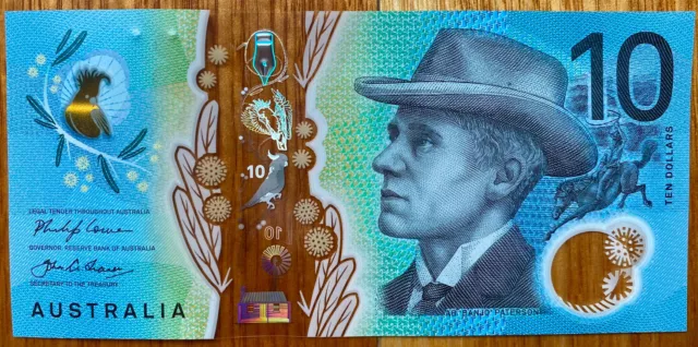 🌟2x RARE AUS pair new $10 ten dollar notes prefixes BA mint 2