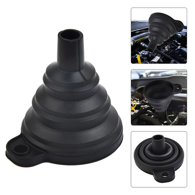 Accessori Imbuto Auto Nero Pieghevole Cambio Fluido Diesel Pratico