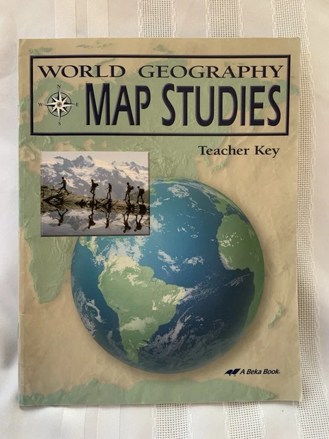 ABEKA A BEKA Grade 9 World Geography Map Studies TEACHER Key 2009 EUR 8 ...