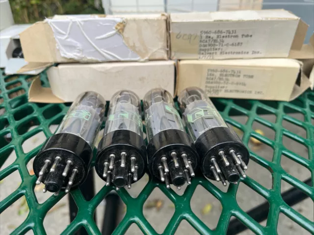Vintage CEI RFT EL34 6CA7 Dimple Top O Getter Amplifier Quad Nos Vintage CEI RFT EL34 6CA7 Dimple Top O Getter Amplifier Quad Nos