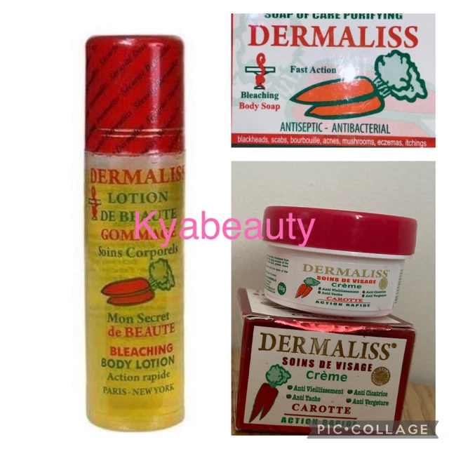 Dermaliss white gamme super eclaircissant, pour un teint lumineux sans tâches.an