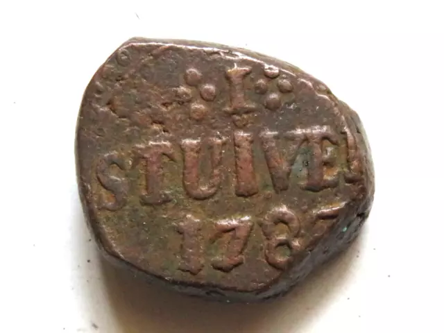 Ceylon. 1787-C Stuiver..  Fine+