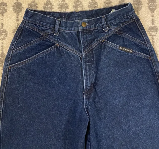 Vintage 80s 90s Rocky Mountain Western Jeans Wash High Waist 32/13 M/L