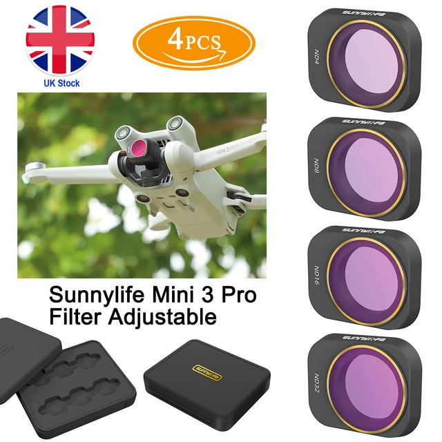 PRO For DJI Mini 3 Pro Filter Adjustable CPL ND16 Polarizer ND8/PL Accessories