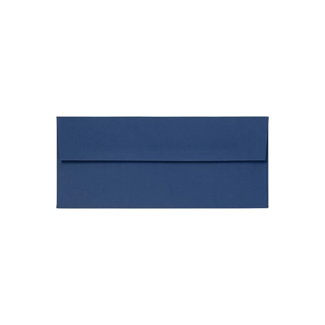 JAM Paper #10 Business Envelopes 4.125 x 9.5 Presidential Blue 463916900