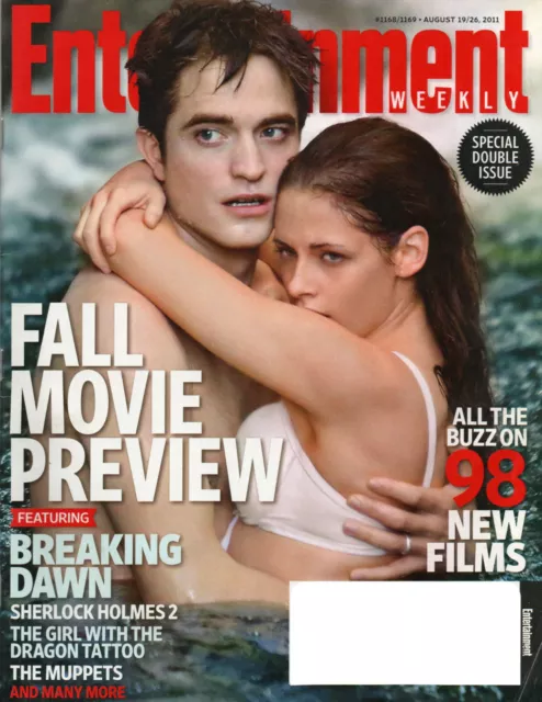 Entertainment Weekly Magazine August 19/26 2011 Robert Pattinson Kristen Stewart