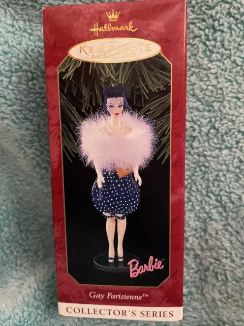 Hallmark Keepsake Barbie Ornament Gay Parisienne Collectors Series NIB